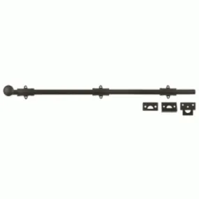 24 Inch Deltana Heavy Duty Surface Bolt (Oil Rubbed Bronze Finish)