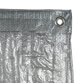 8' x 10' Heavy Duty Silver Tarp