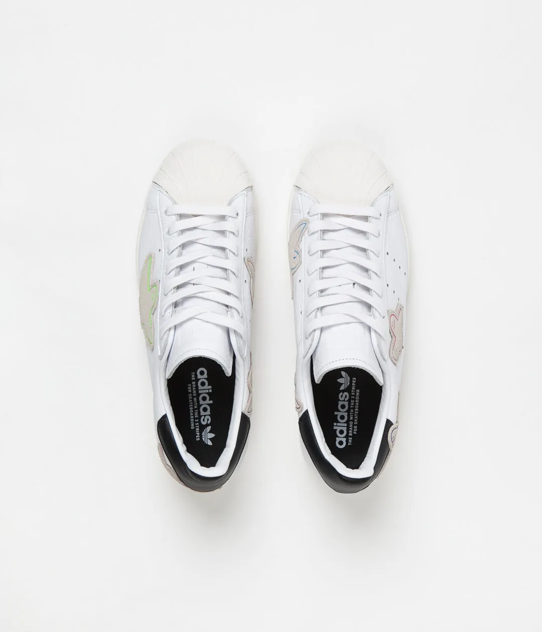 Adidas Superstar 80's 'Gonz' Shoes - White / Core Black / Chalk White