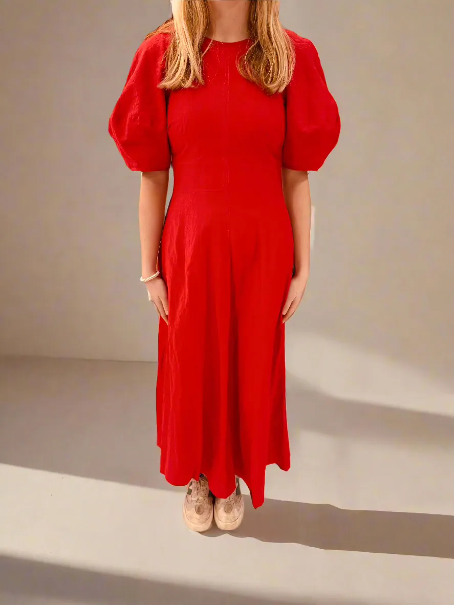 Bettina Maxi Red Dress
