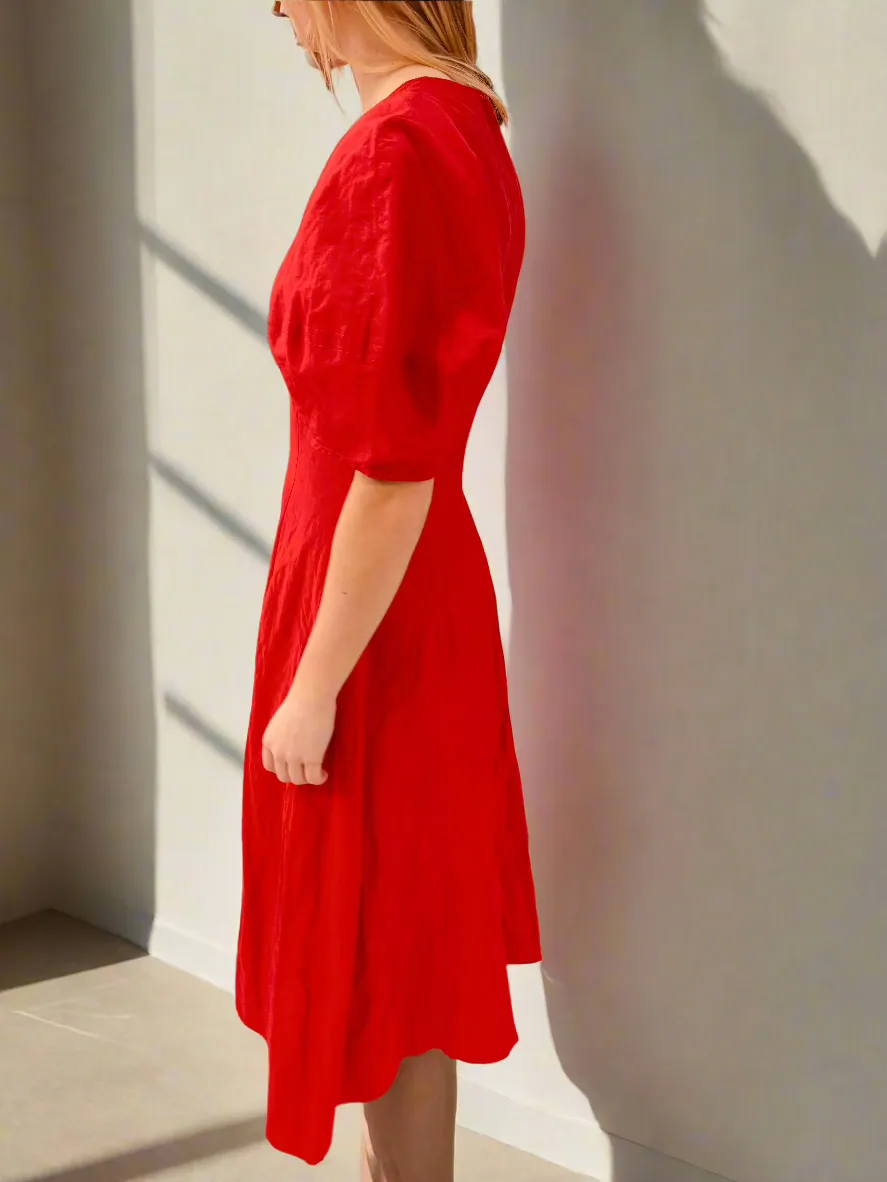 Bettina Maxi Red Dress