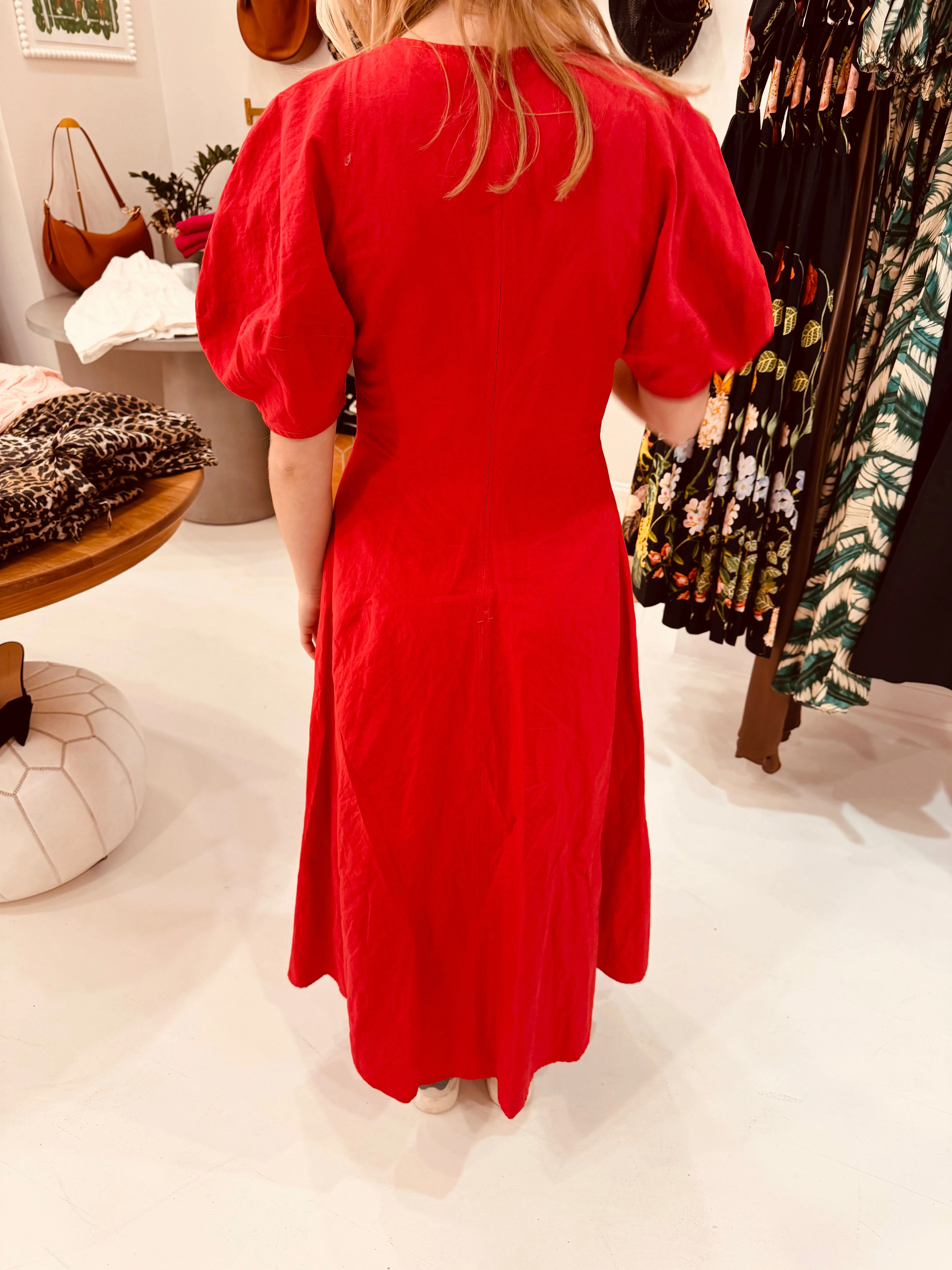 Bettina Maxi Red Dress