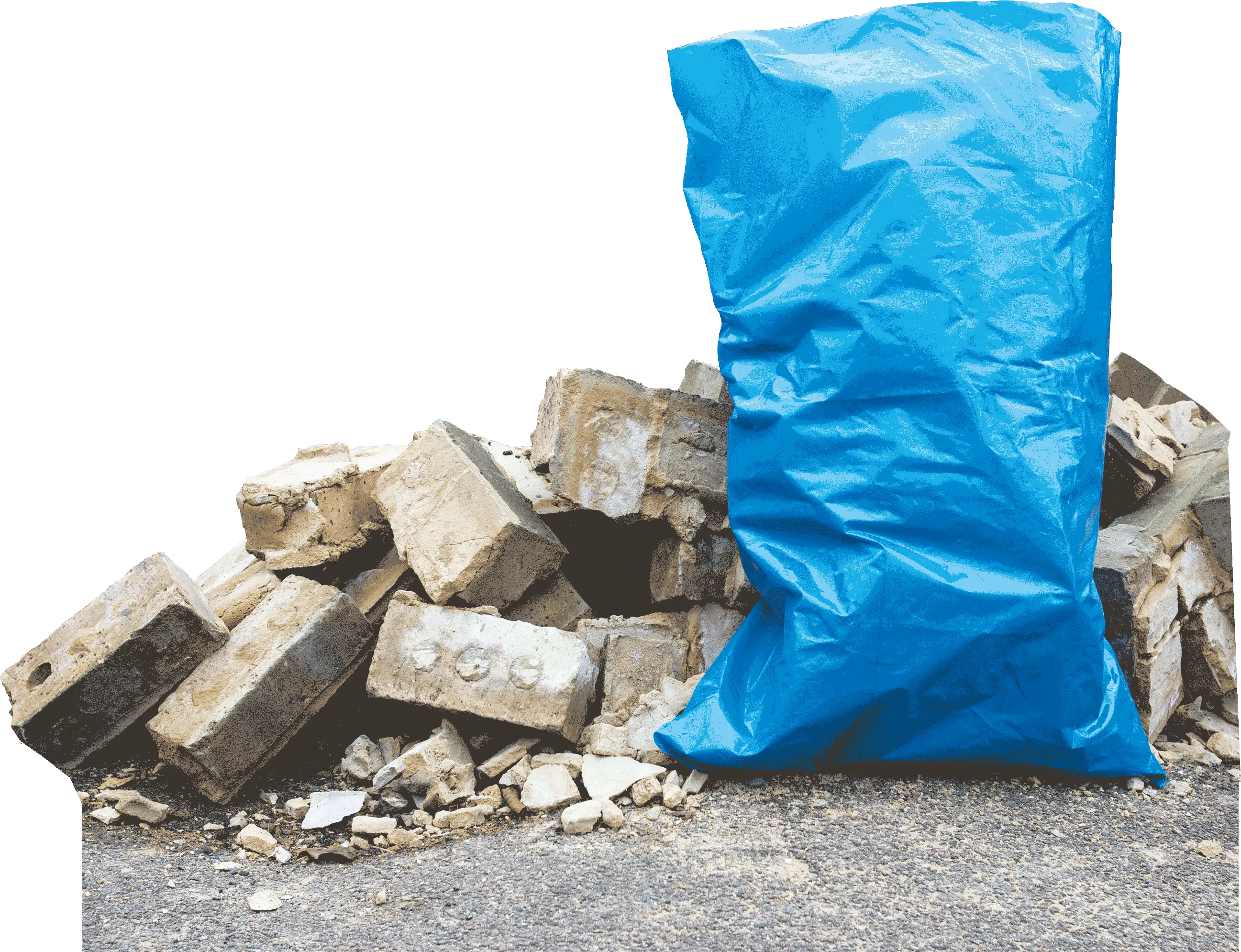 Blue 60 Litre Rubble Sack - (Sold in boxes of 100)