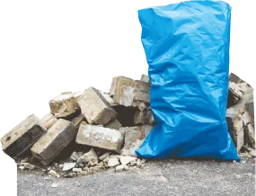 Blue 60 Litre Rubble Sack - (Sold in boxes of 100)