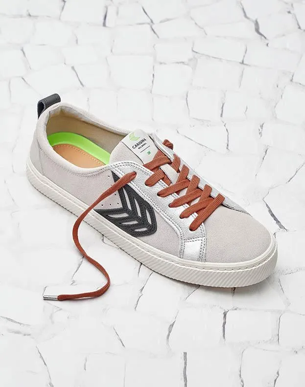 CATIBA Low Ice/Black Suede Sneaker Men