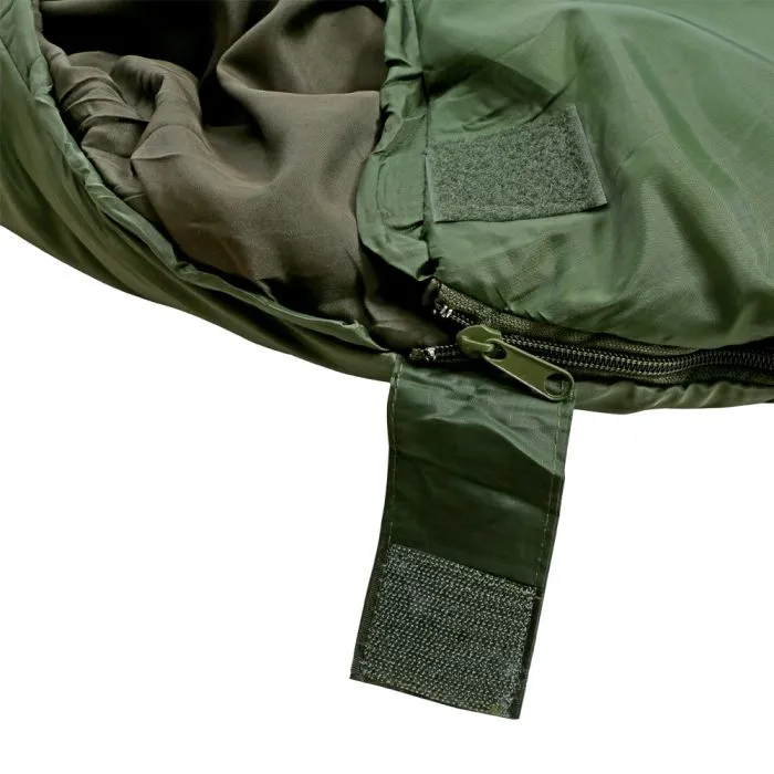 Cold Weather Military Sleeping Bag - Mummy Shaped - Olive Green