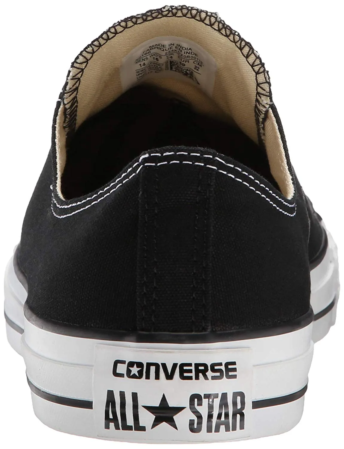 Converse Unisex Chuck Taylor All Star Low Top Sneaker - Black