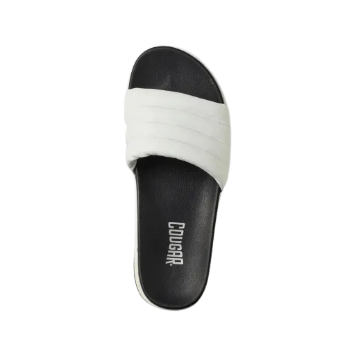 Cougar Women's Prato Slide Sandals- White