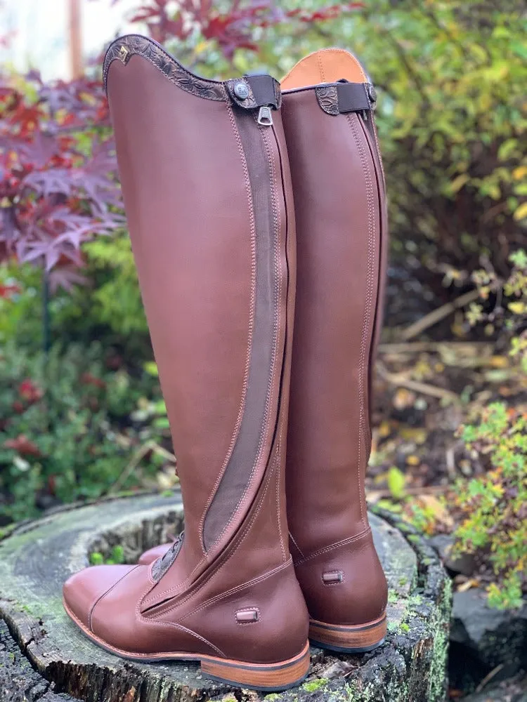 Custom DeNiro S4602 Jump Boot - Vintage Brown with Greta Brown Rondine Top