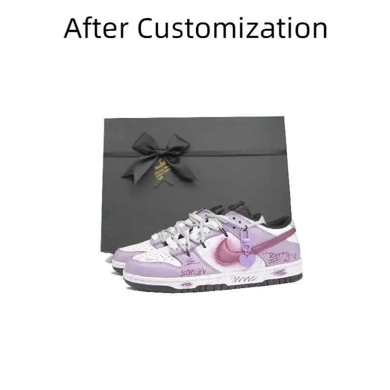 【Customize】Nike Dunk Skateboarding Shoes Women's Sneakers shoes DH9765-104