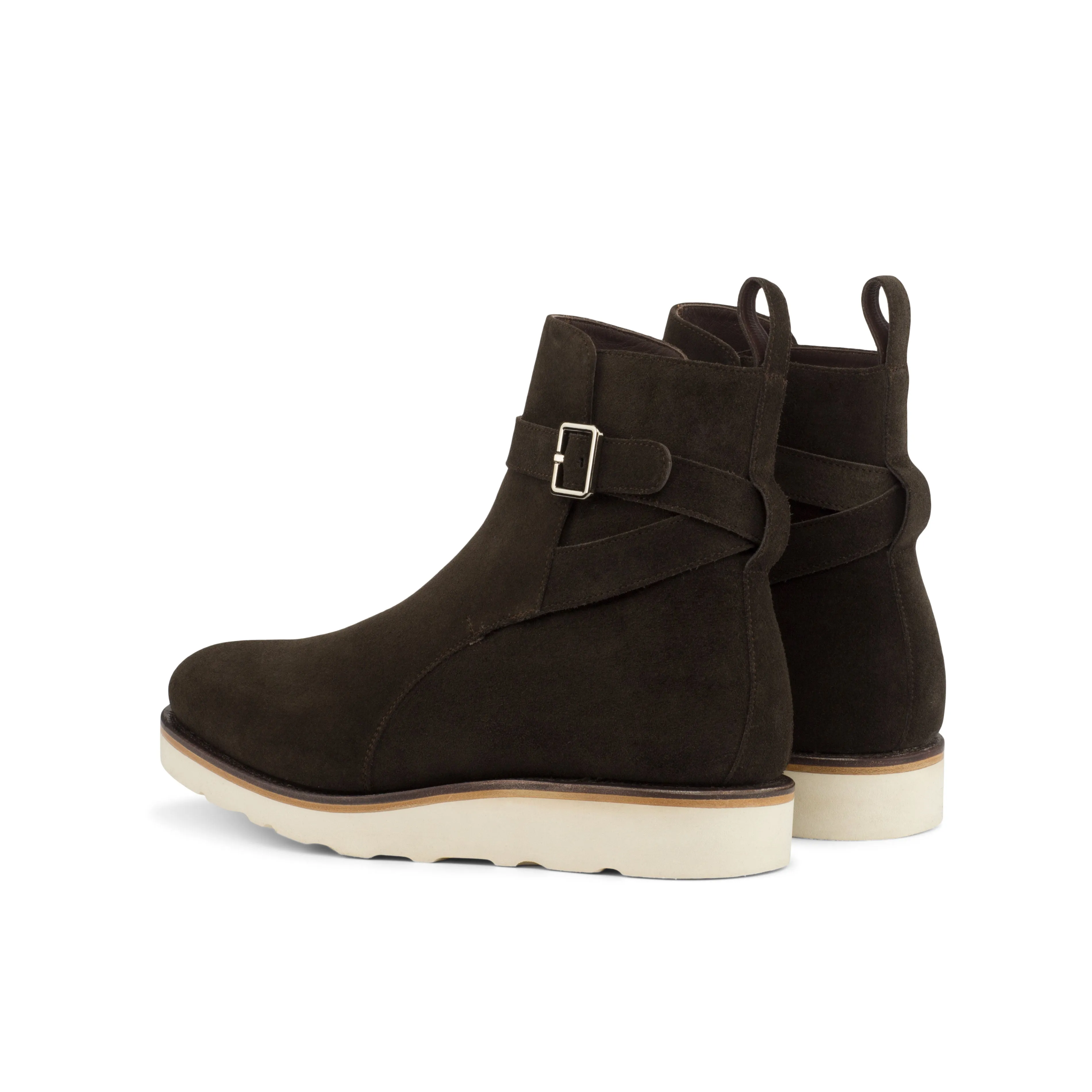 Dark Brown Suede Jodhpur Boots