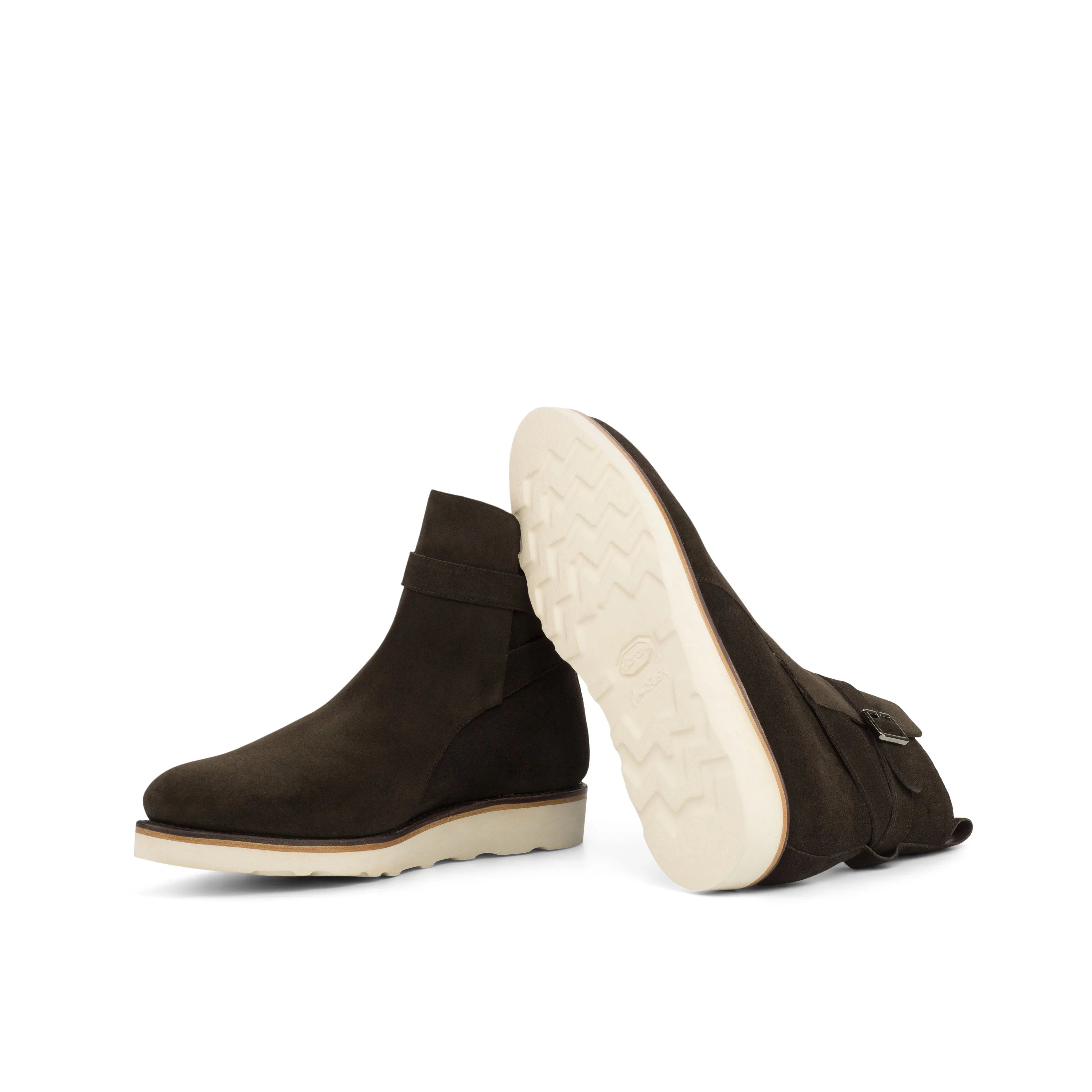 Dark Brown Suede Jodhpur Boots