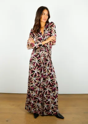 DVF Kassia Dress in Fall Leaves