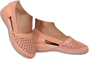 Eduavar Womens Sandals Casual Summer Mesh Wedge Slip-On with Arch Support Orthopedic Fisherman Closed Toe Sandals Footwear
