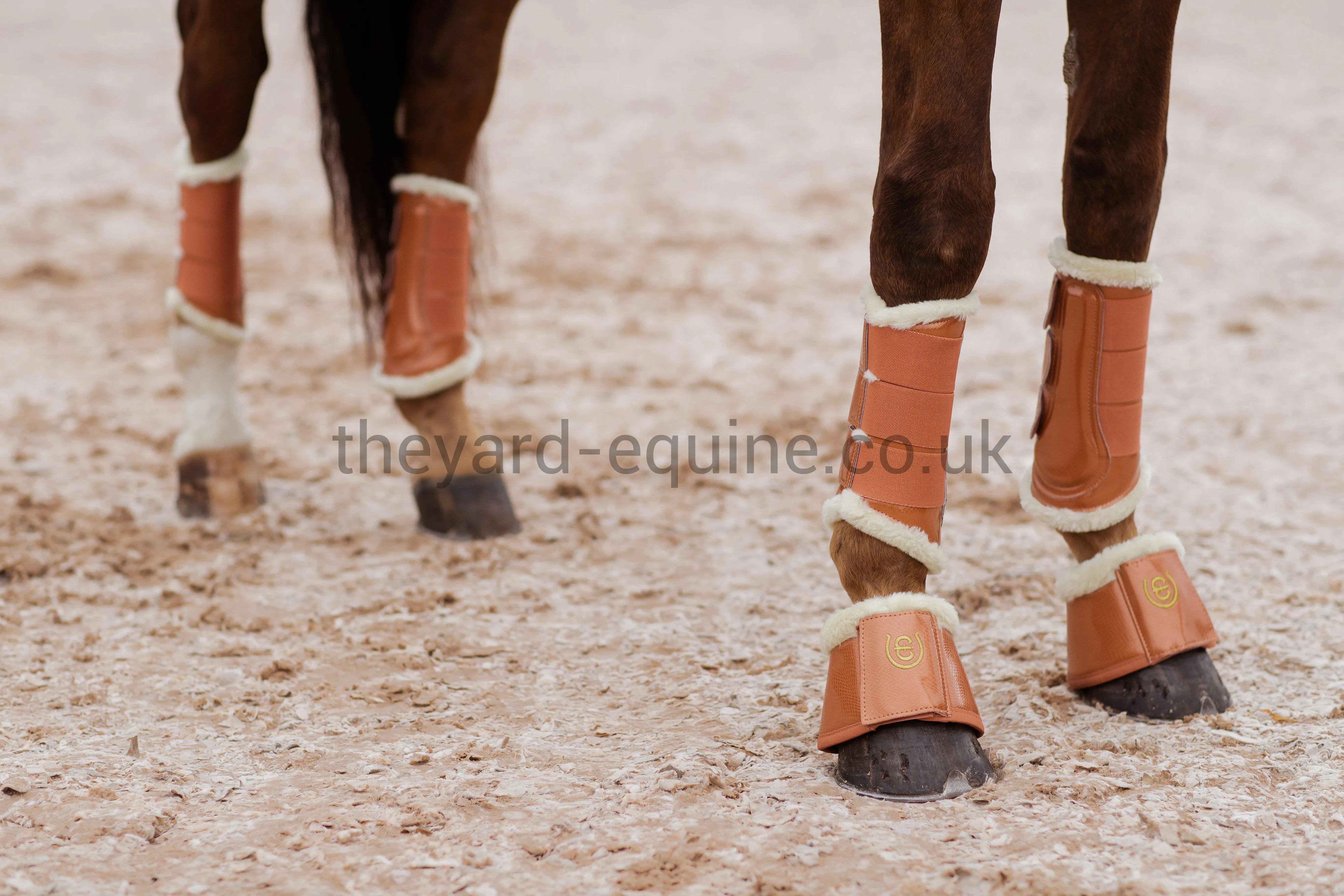 Equestrian Stockholm Bell Boots - Bronze Gold