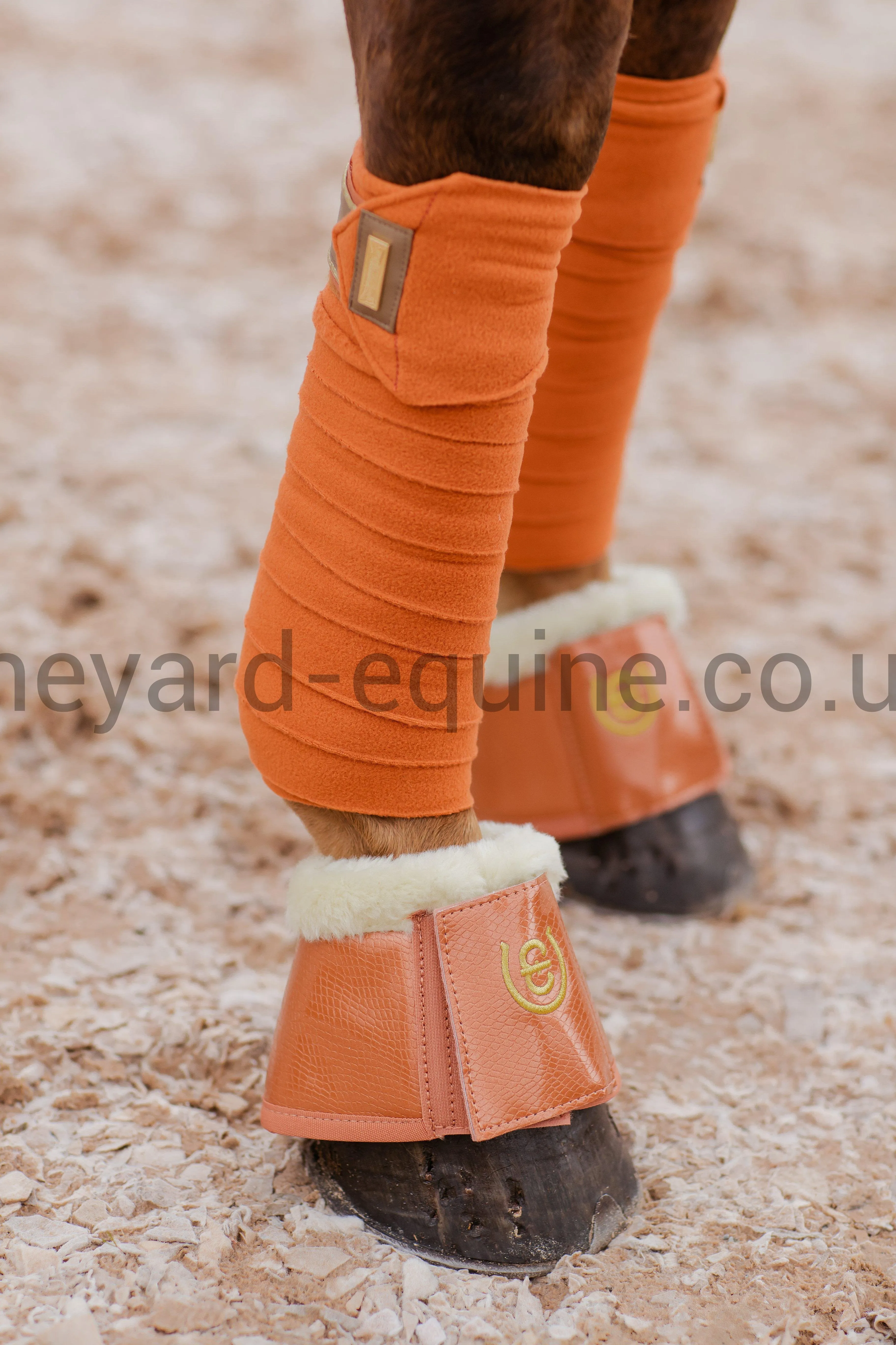 Equestrian Stockholm Bell Boots - Bronze Gold