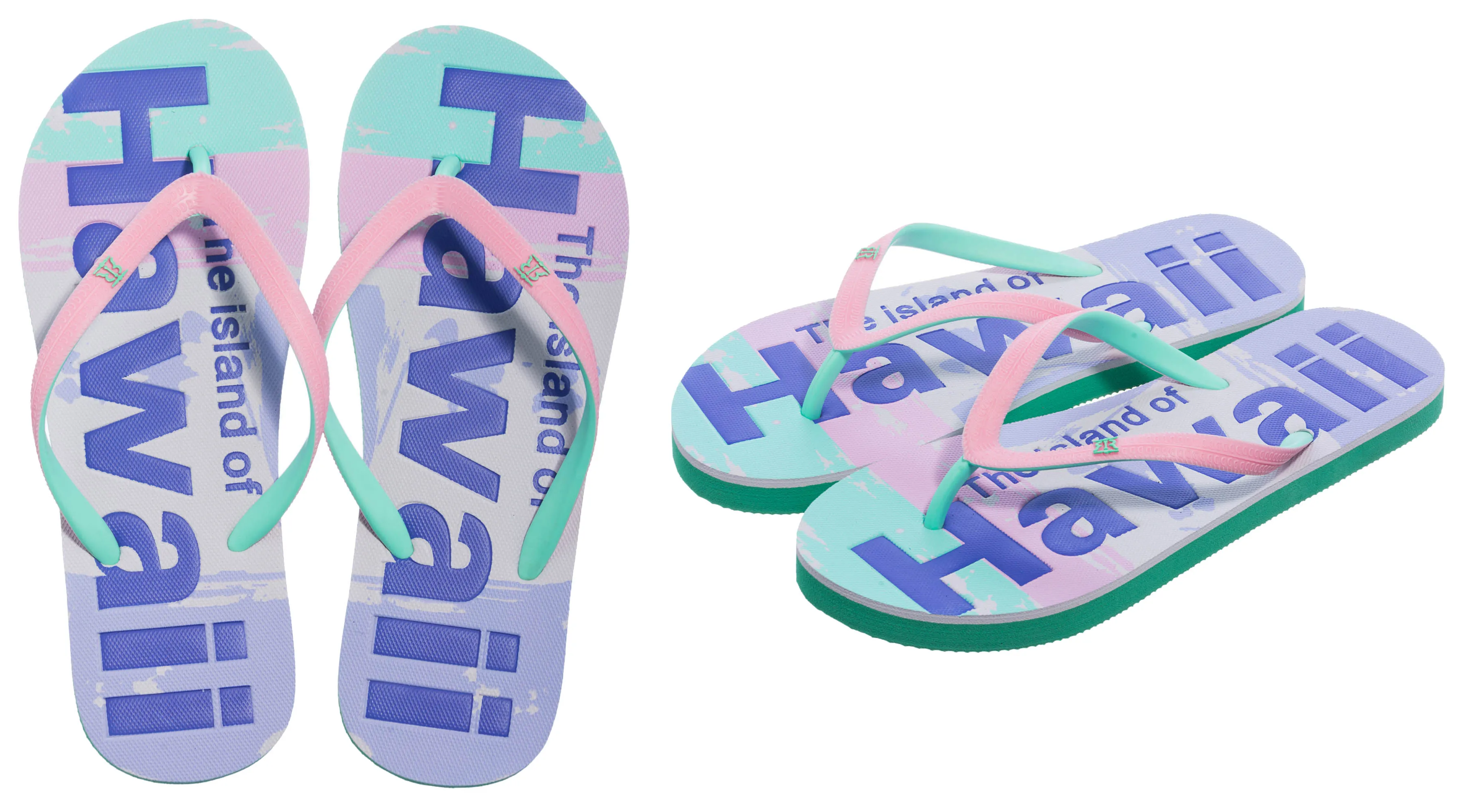 Flawless Fashion - Ombre Embossed Flip Flops - Plenny Styles to choose from