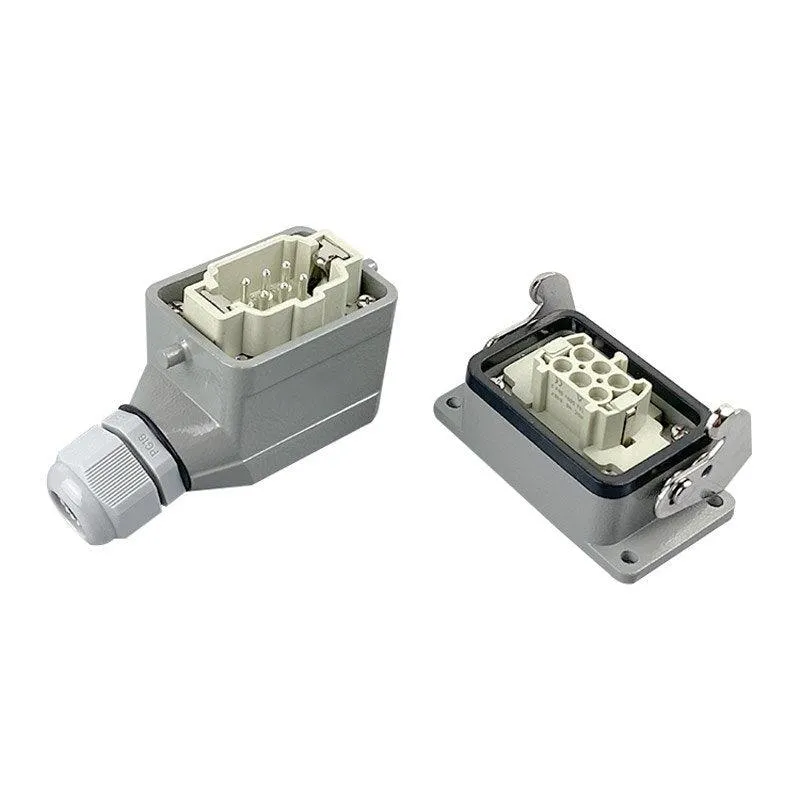 Heavy Duty Connectors HDC-HE-006-1/2/3/4-L F/M 6pin 16A