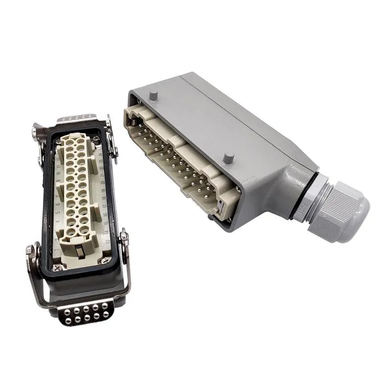 Heavy Duty Connectors HDC-HE-024-1/2/3/4 F/M 24pin Industrial connection