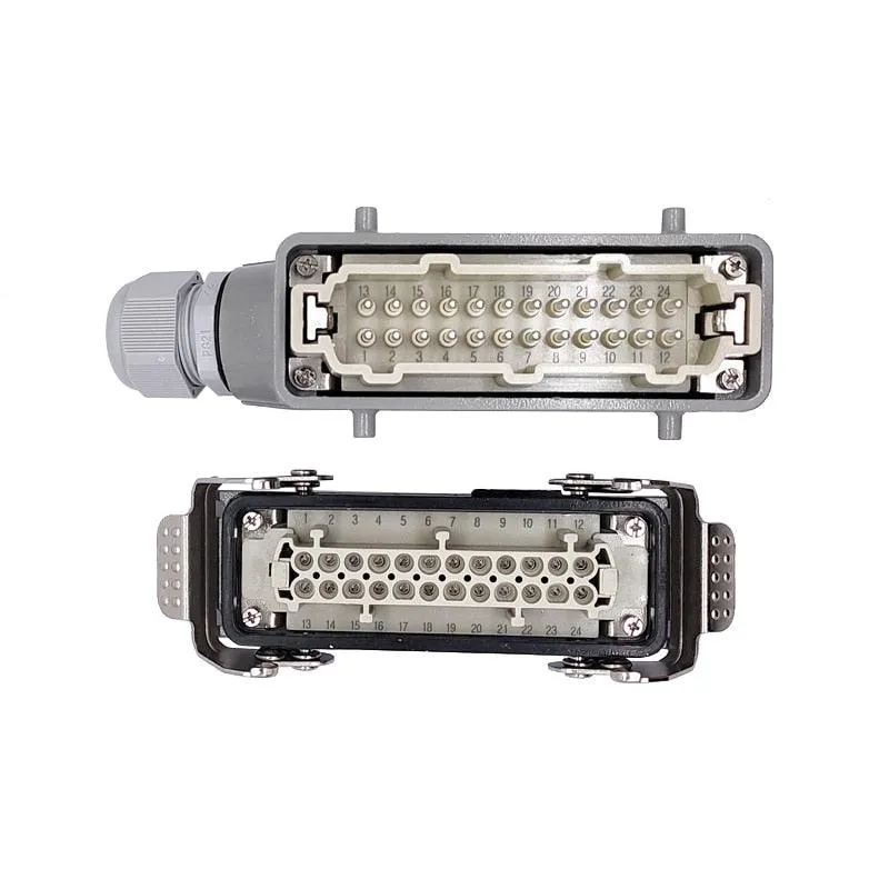 Heavy Duty Connectors HDC-HE-024-1/2/3/4 F/M 24pin Industrial connection