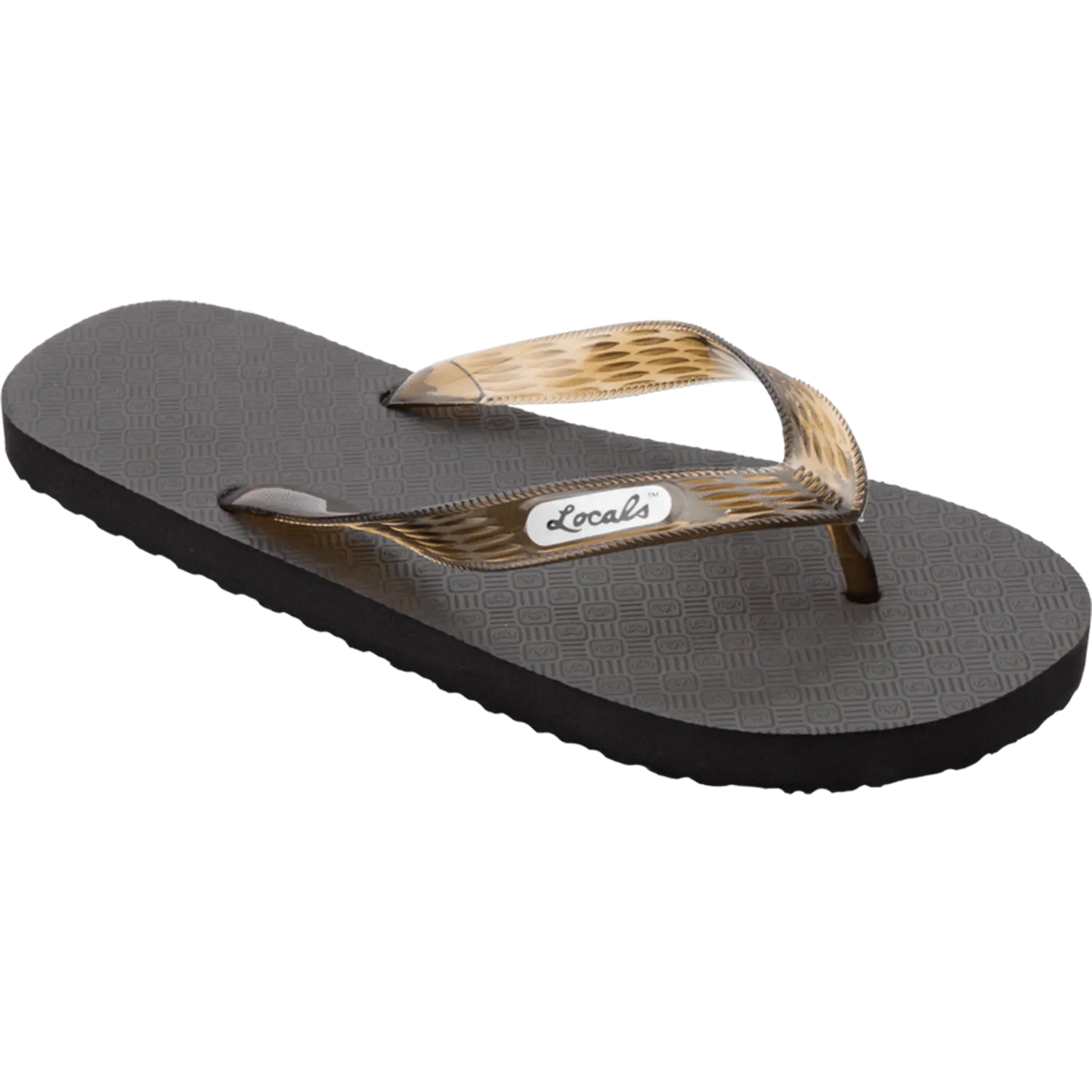 Locals Original Slippa 11.0" Black/Translucent Brown