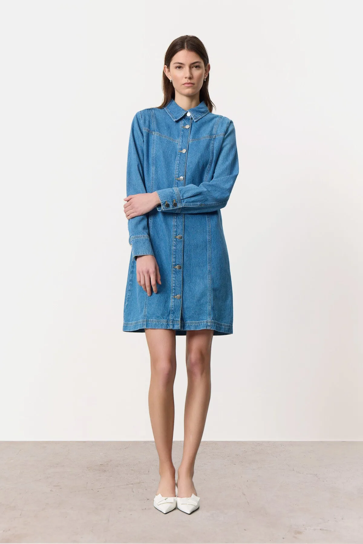 LR-FRILLA 2 Dress Blue