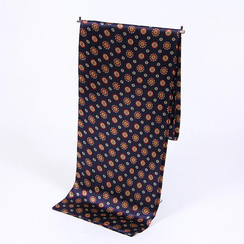 Men's Autumn/Winter Long Scarf With Tassels