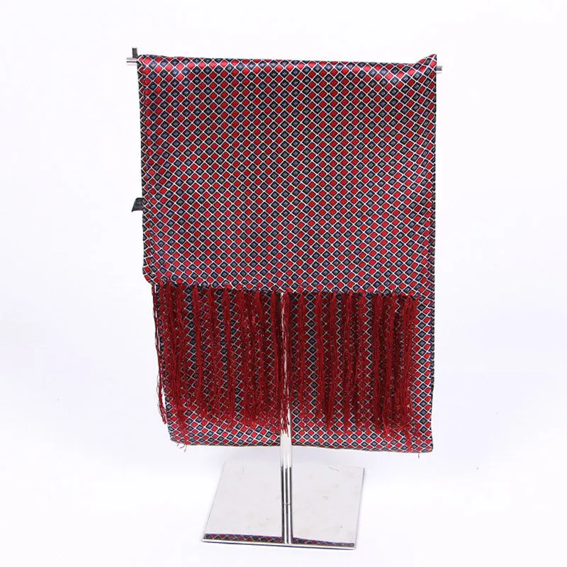Men's Autumn/Winter Long Scarf With Tassels