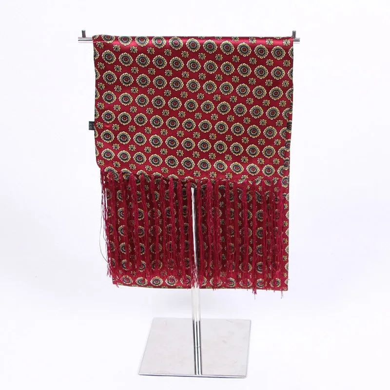 Men's Autumn/Winter Long Scarf With Tassels