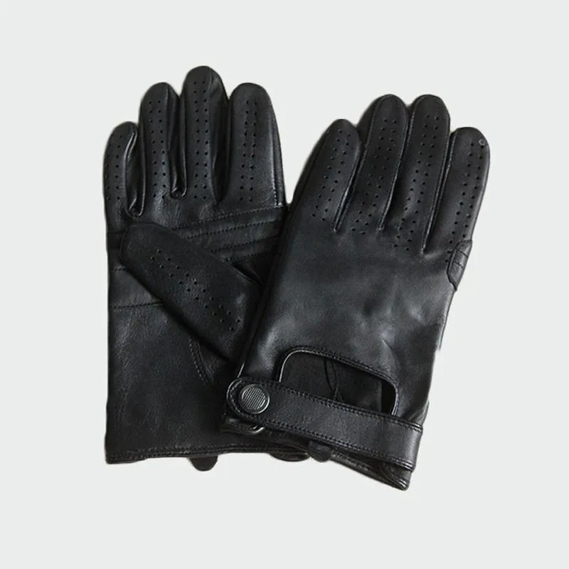Men's Spring/Autumn Genuine Leather Gloves