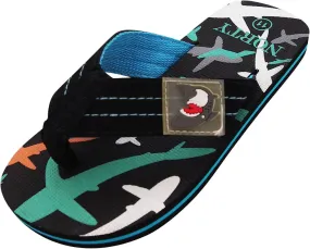 NORTY Boys 11-4 Black/Turquoise Sandal C1033