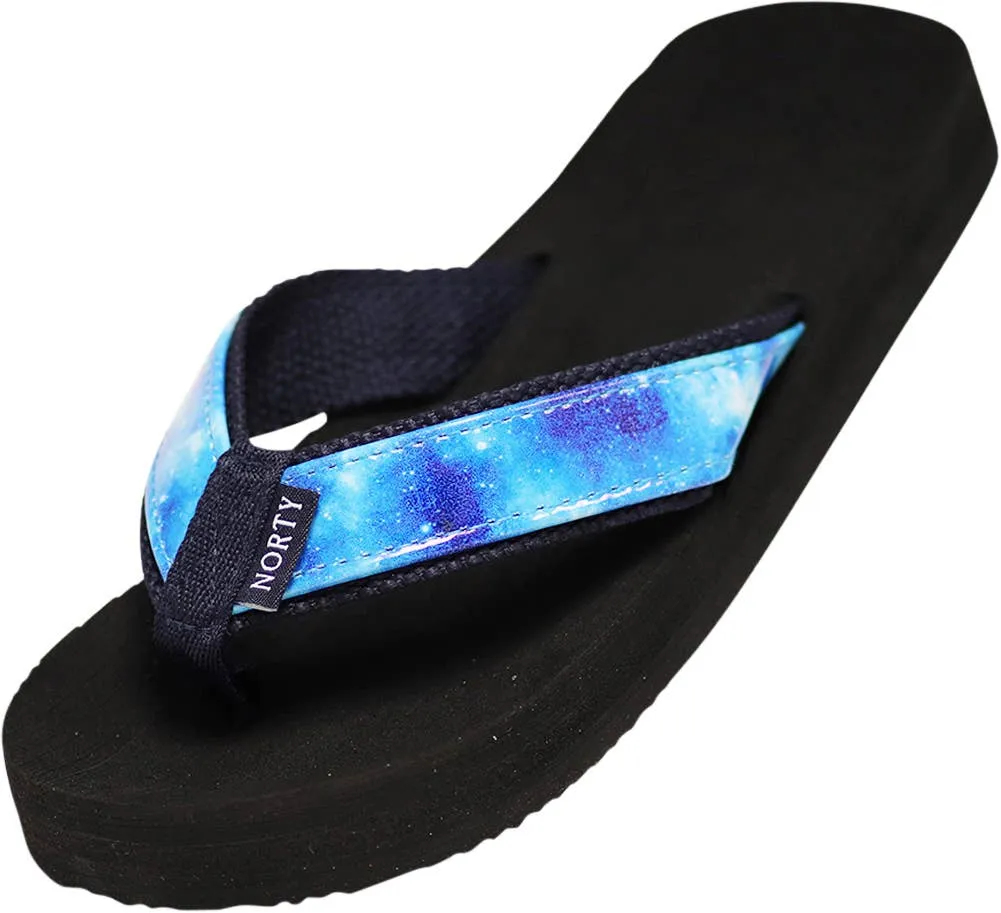Norty WOMENS 6-11 RESORT SANDAL FLIP FLOP TIE DYE