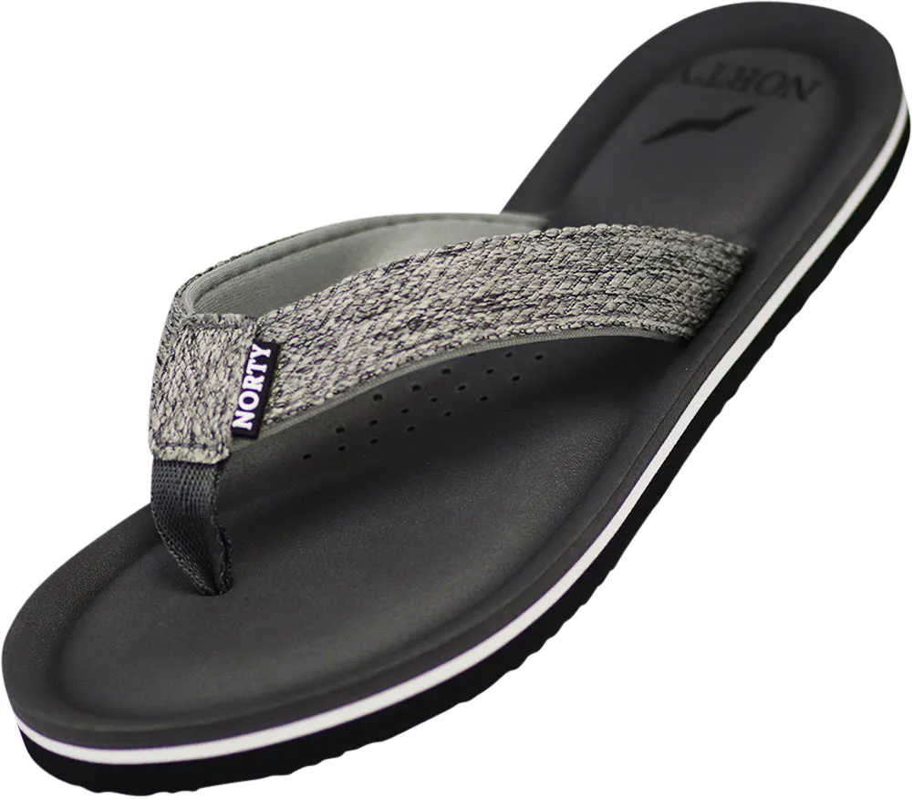 Norty Womens Platform Soft Cushioned Footbed Flip Flop Thong Sandal - Runs One Size Small