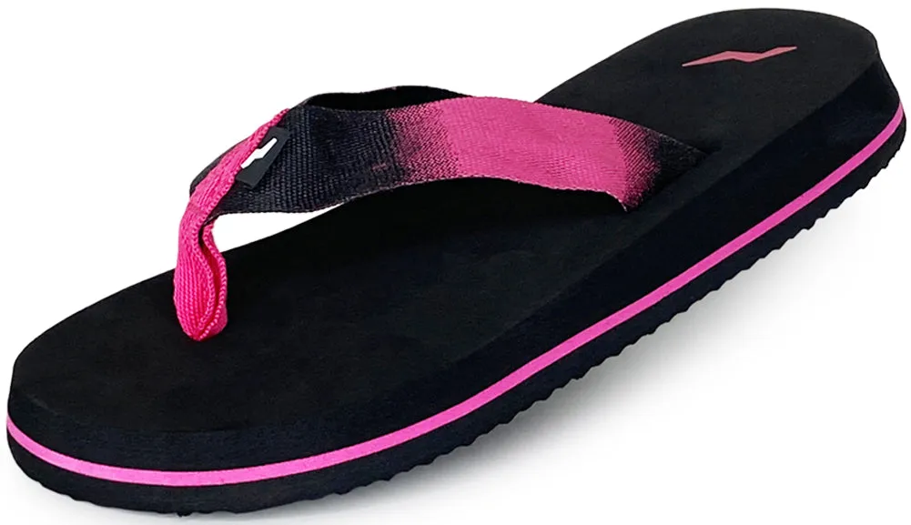 Norty Womens Platform Soft Cushioned Footbed Flip Flop Thong Sandal - Runs One Size Small
