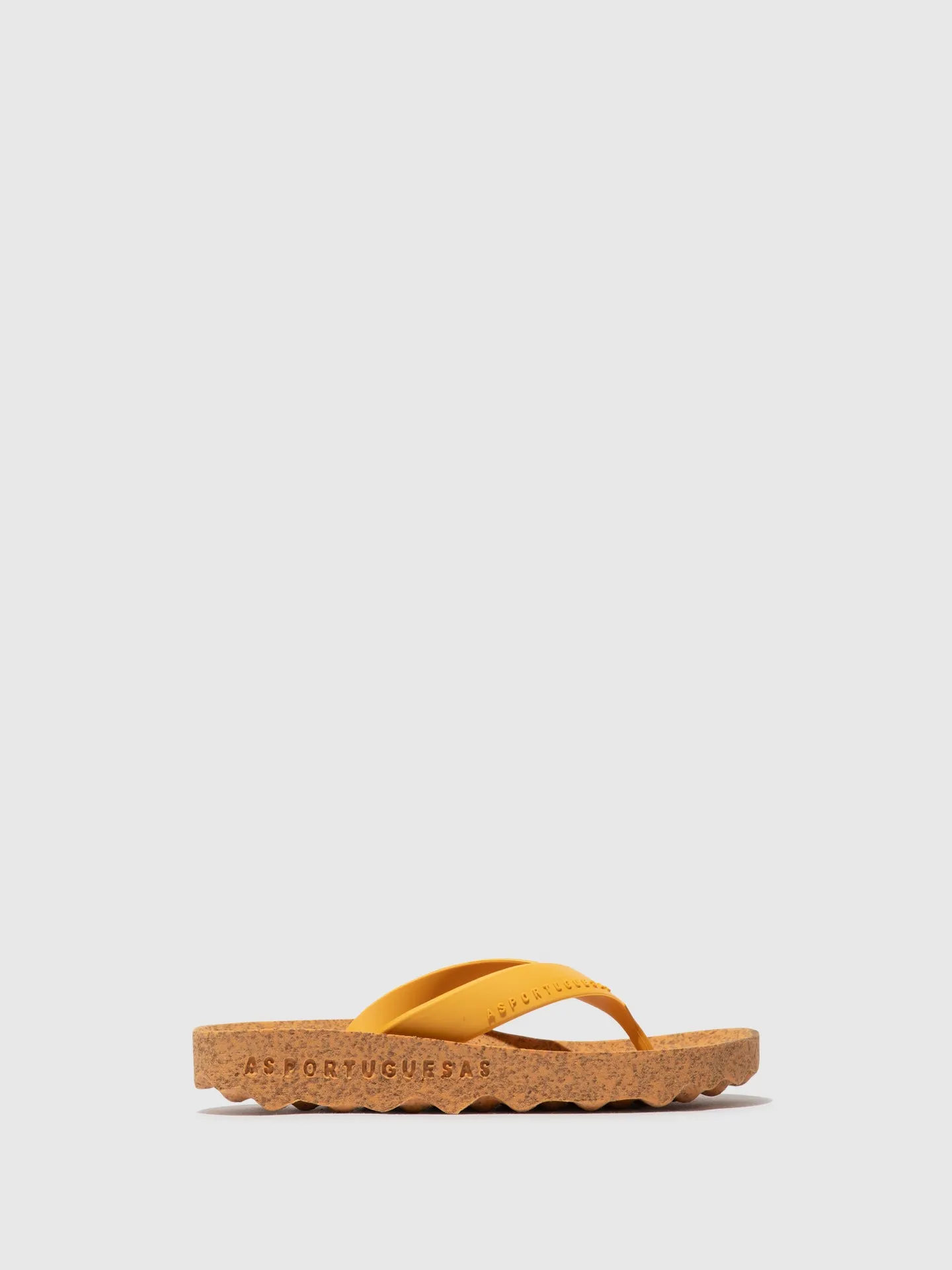 Platform Flip-Flops FEEL Yellow & yellow strap