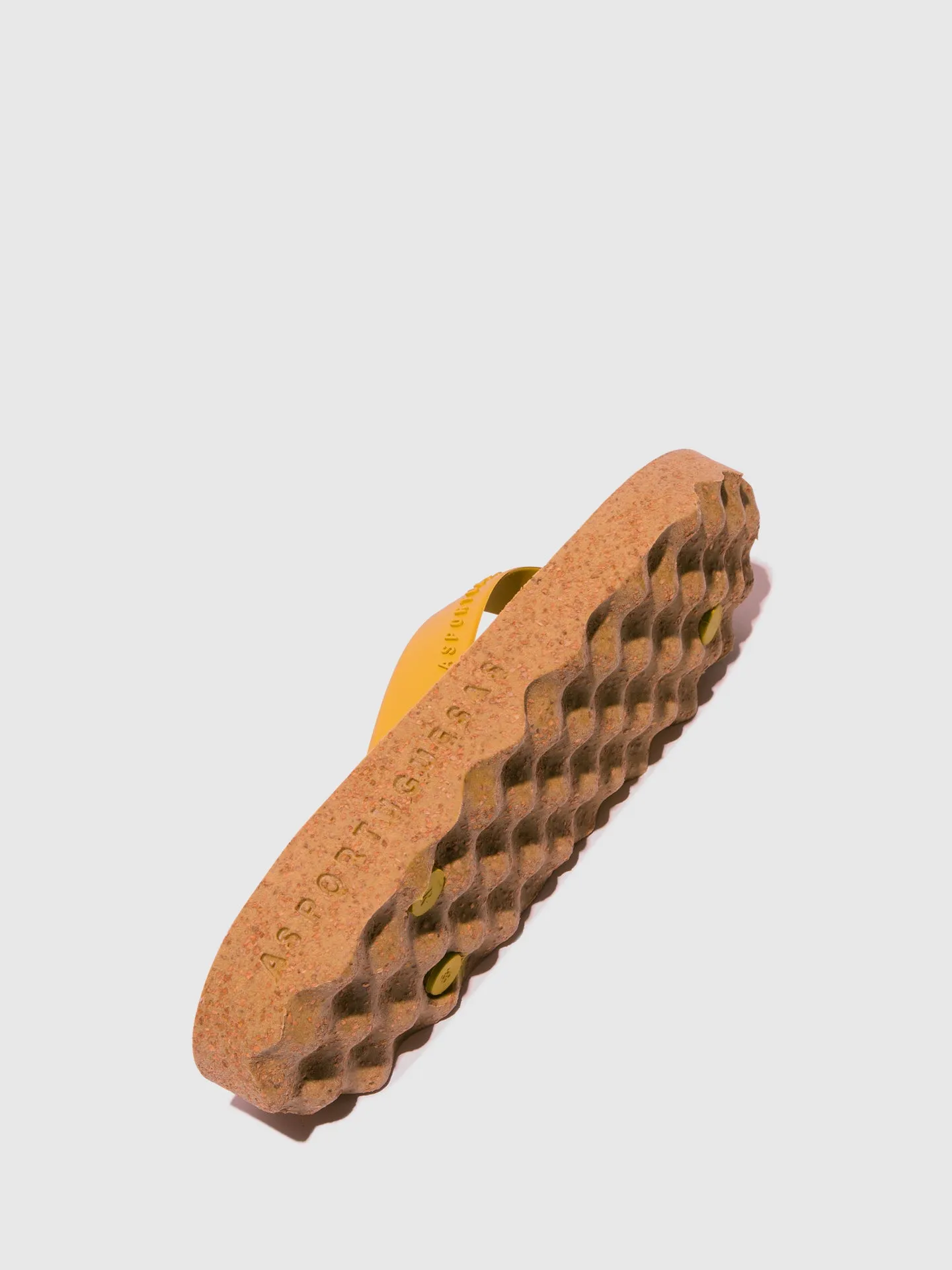 Platform Flip-Flops FEEL Yellow & yellow strap