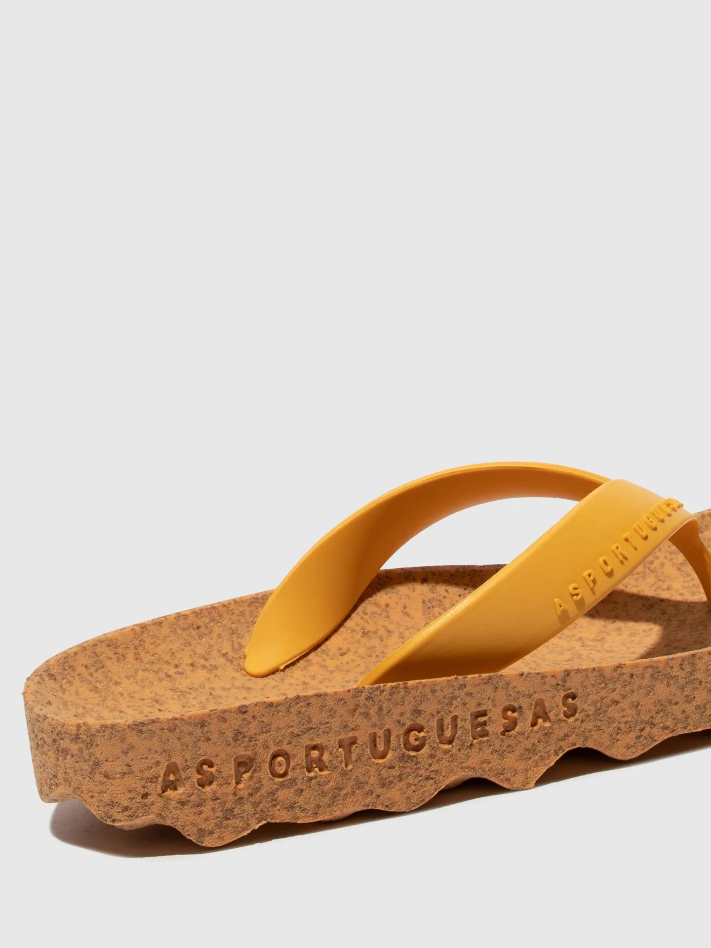 Platform Flip-Flops FEEL Yellow & yellow strap