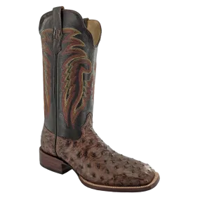 R. WASON RW4501-2 Kango Tabac Bruciato Full Quill Ostrich WESTERN BOOTS
