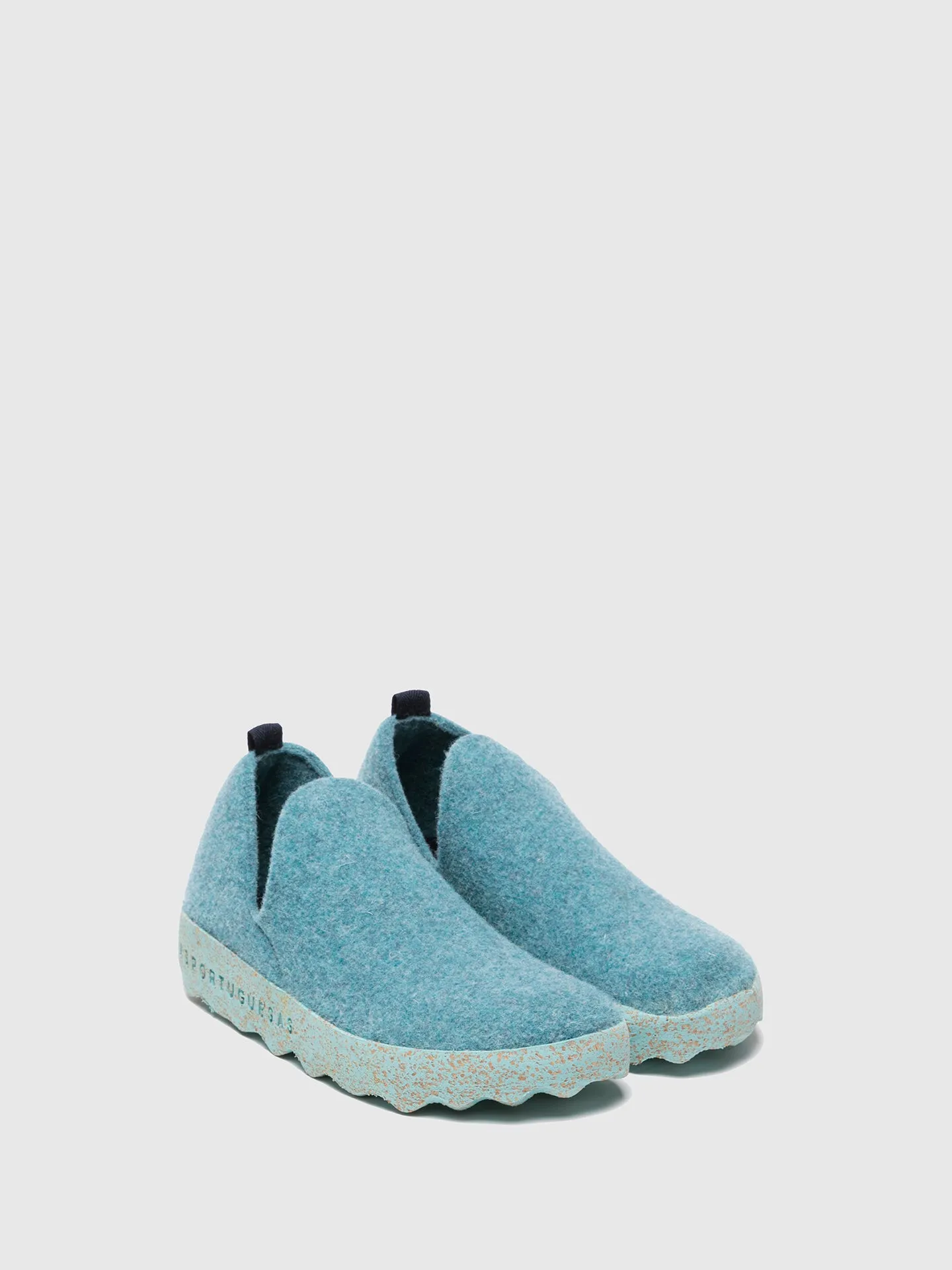Round Toe Shoes CITY Lightblue
