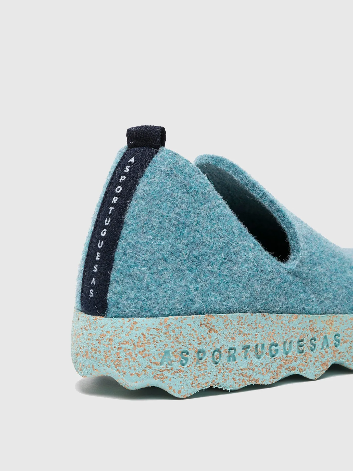 Round Toe Shoes CITY Lightblue
