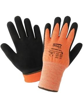 Samurai CR318INT Cut Resistant Water Repellent, Low Temperature Touch Screen Gloves, ANSI Cut Level A5