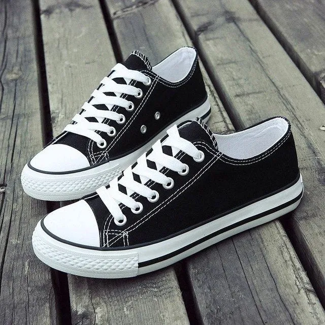 Skater Style Lace-Up Sneakers