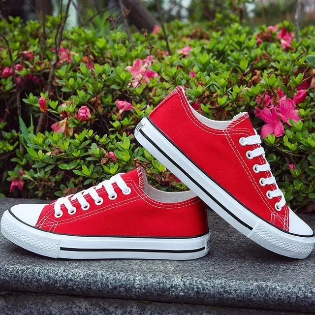 Skater Style Lace-Up Sneakers