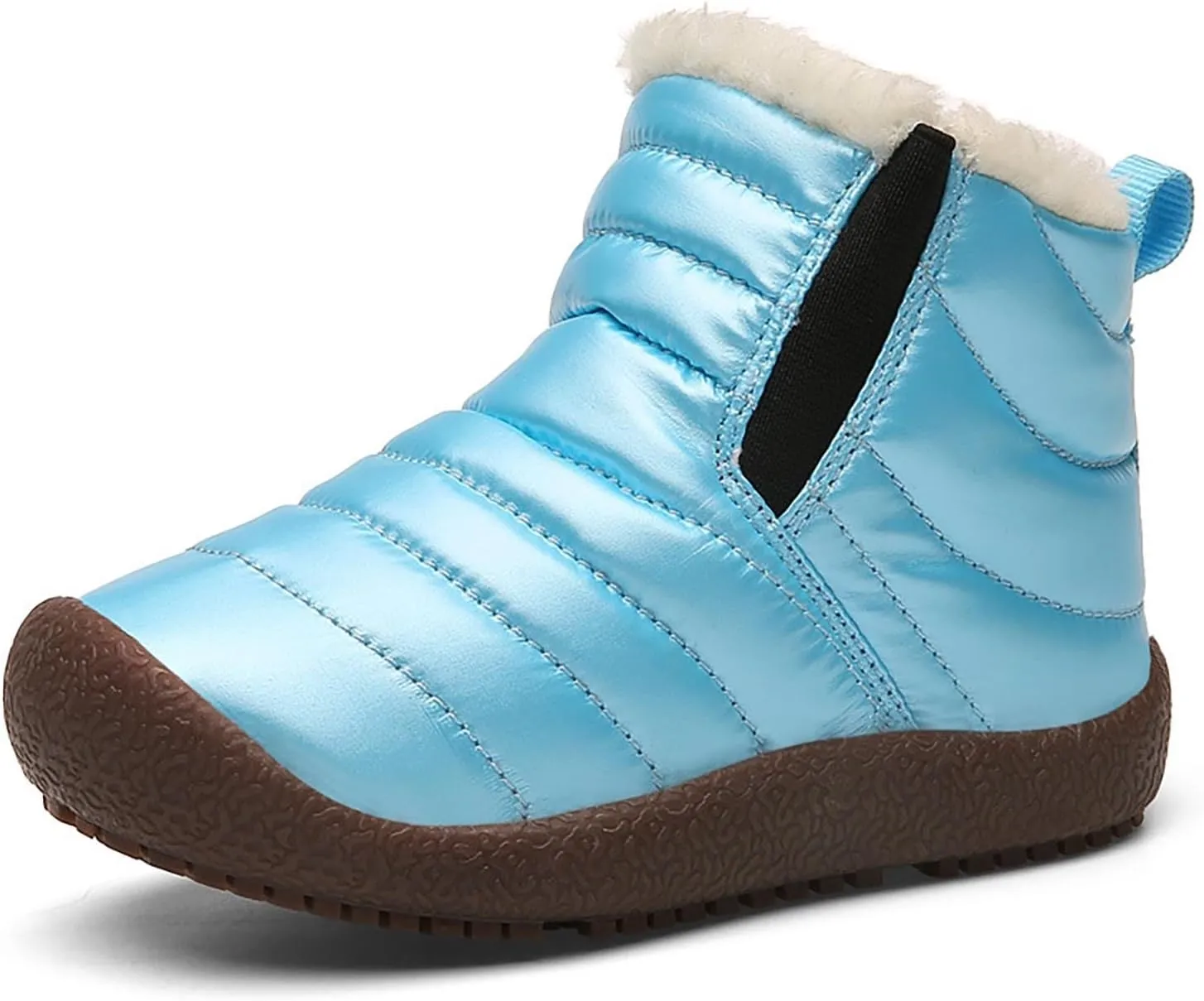 Snow Shoes For Boy Outdoor Warm Comfortable Non Slip Mid Calf Padded Small Big Kids Winter Shoes Tall Boots Girls