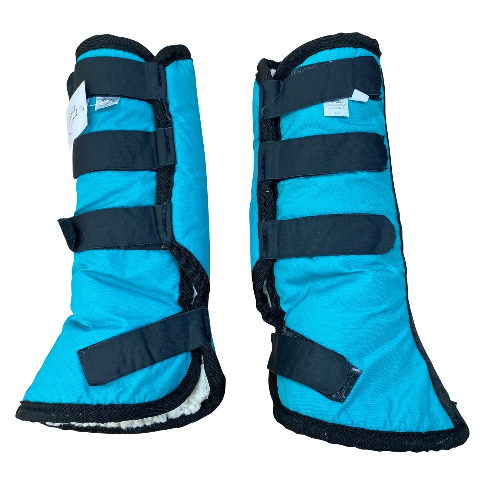 Toklat Fleece Shipping Boots in Aqua - 12" (Small)