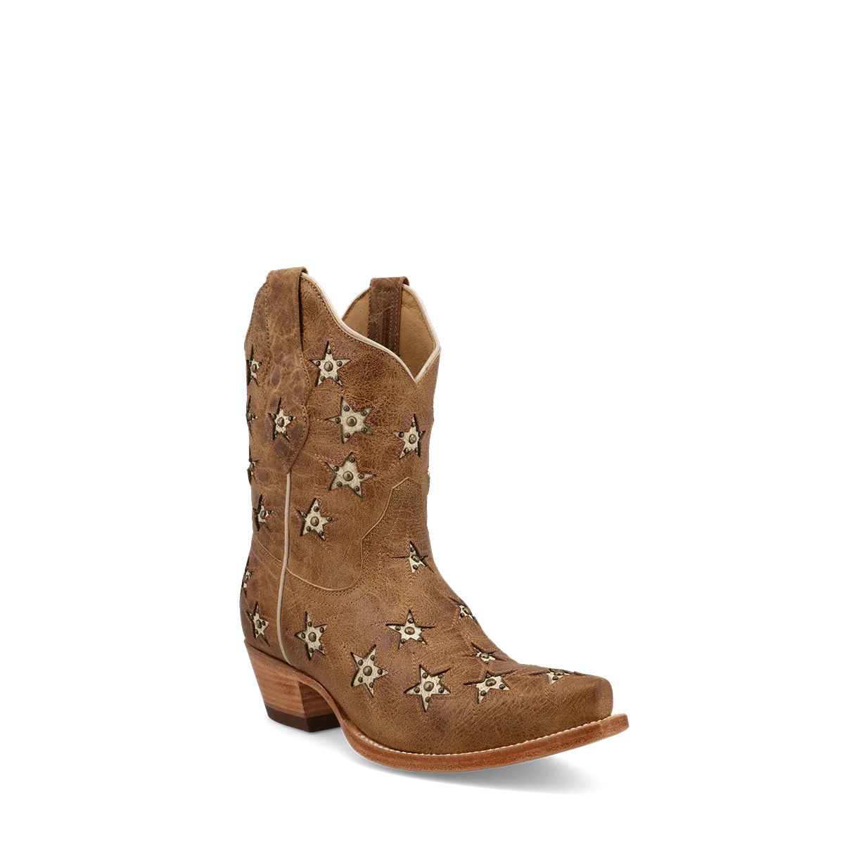 WOMEN'S BLACK STAR MARFA BOOTIE IN CARAMEL WBSN030