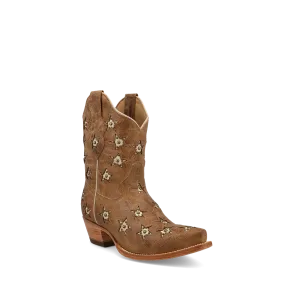 WOMEN'S BLACK STAR MARFA BOOTIE IN CARAMEL WBSN030