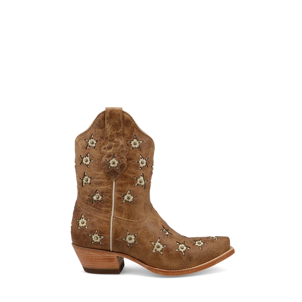 WOMEN'S BLACK STAR MARFA BOOTIE IN CARAMEL WBSN030