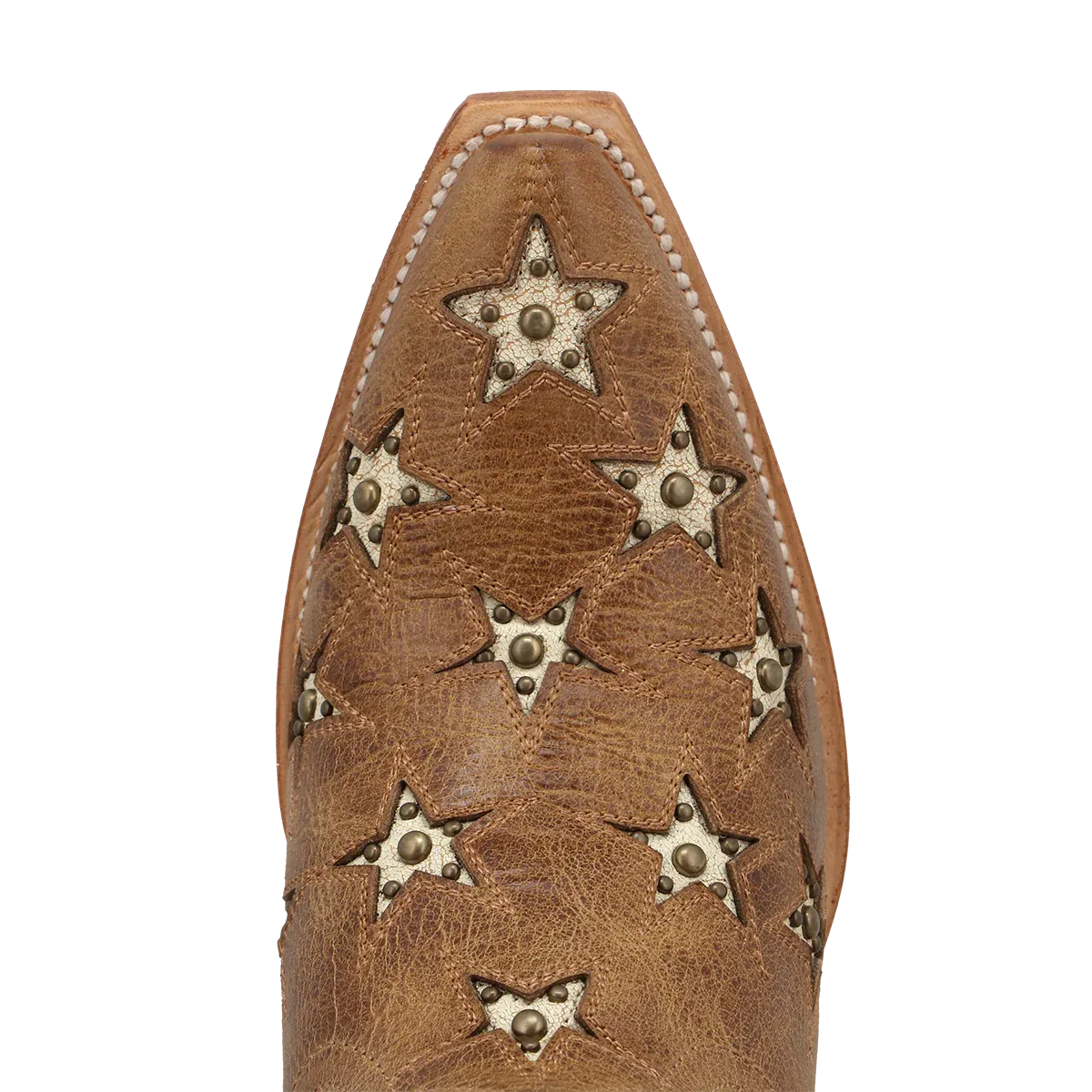 WOMEN'S BLACK STAR MARFA BOOTIE IN CARAMEL WBSN030