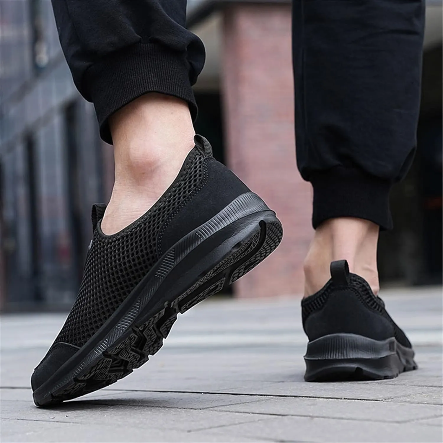 Women's Fashion Sneaker Non Slip Work Wide Comfortable Slip Resistant Work Shoes Slip On Walking Shoes for Women Womens Comfortable Loafers Mens Walking Sneakers